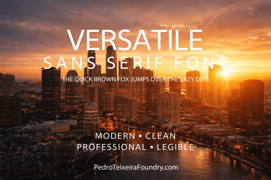 001 Sans Serif.DEMO Font preview 3