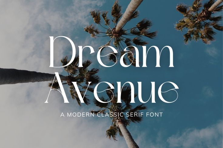Dream Avenue font preview 2