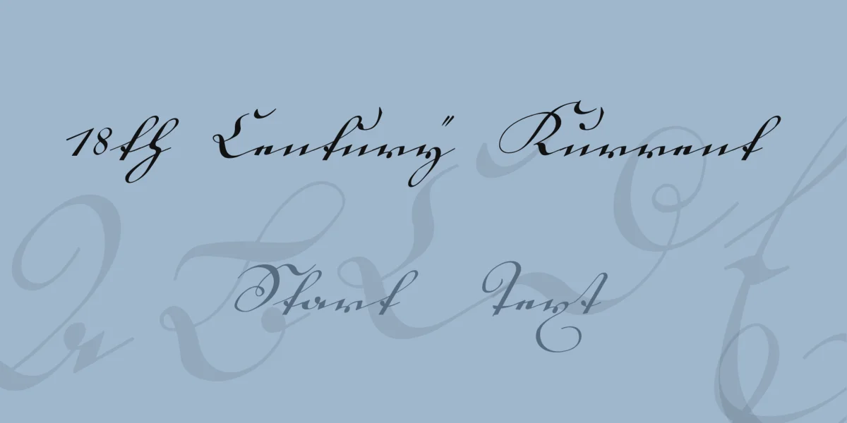18th Century Kurrent Font Family
