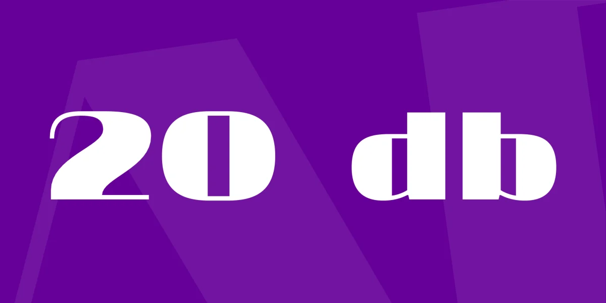20 db Font
