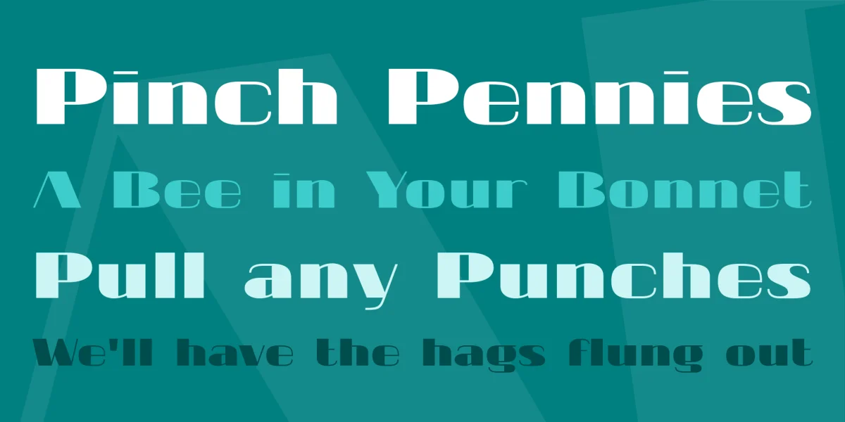 20 db Font preview 2
