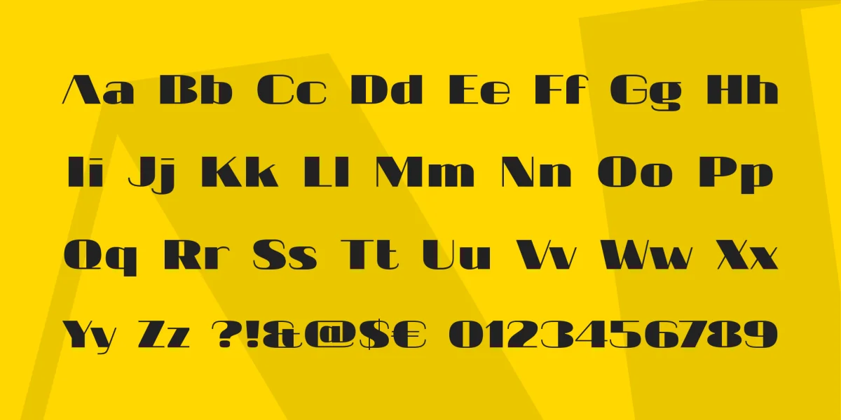 20 db Font preview 3