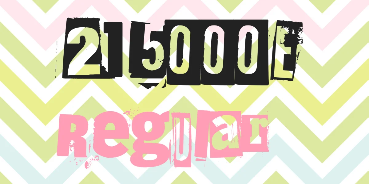 215000E Font preview 7
