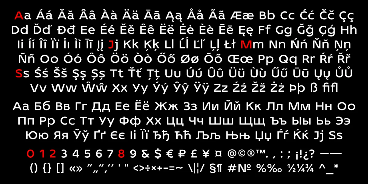 2MASS J1808 Font Family preview 2