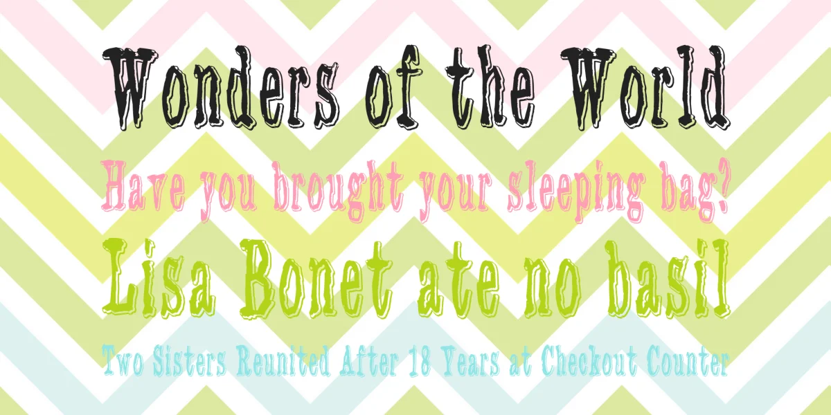 3 Times Recycled Old Newspaper Font preview 3