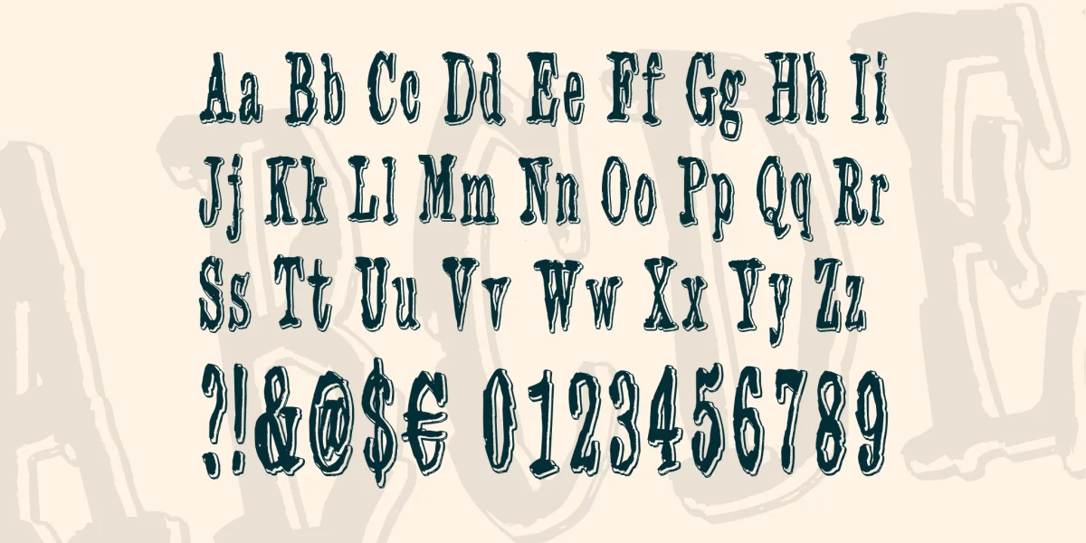 3 Times Recycled Old Newspaper Font preview 6
