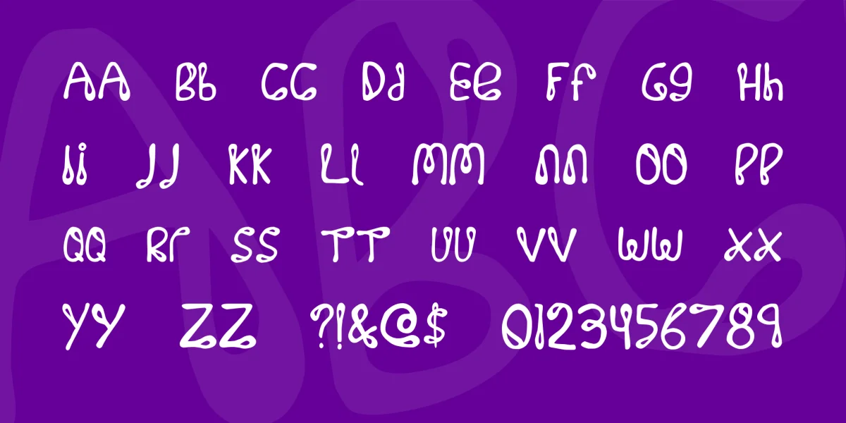 32768 NO Font preview 3
