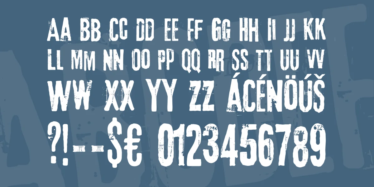 3rd Man Font preview 4