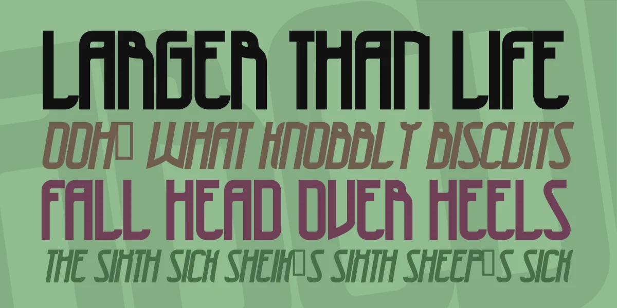 47 Font Family preview 11