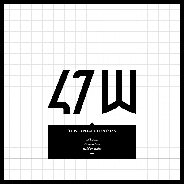 47 Font Family preview 4