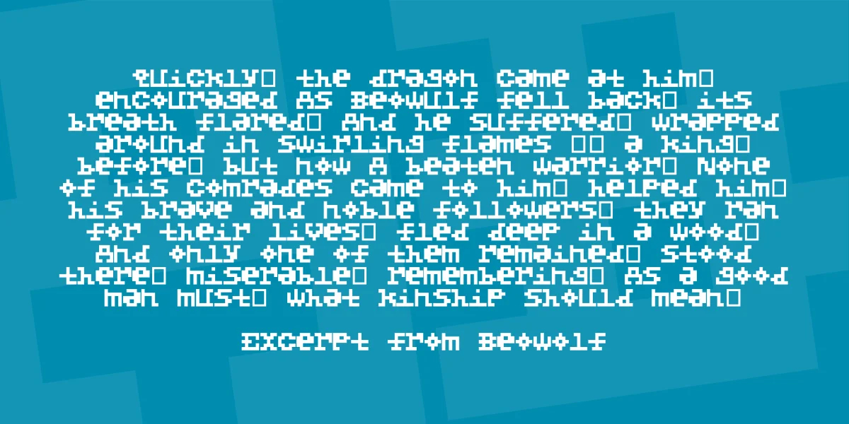 5X5 Font preview 3