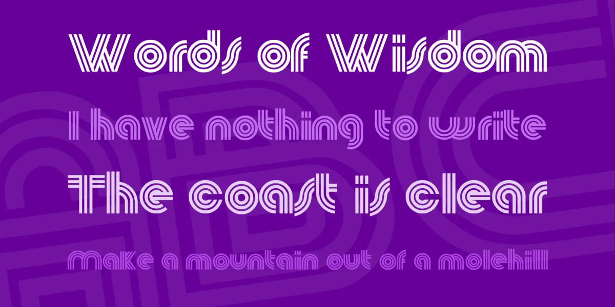 60s Pop Font preview 2