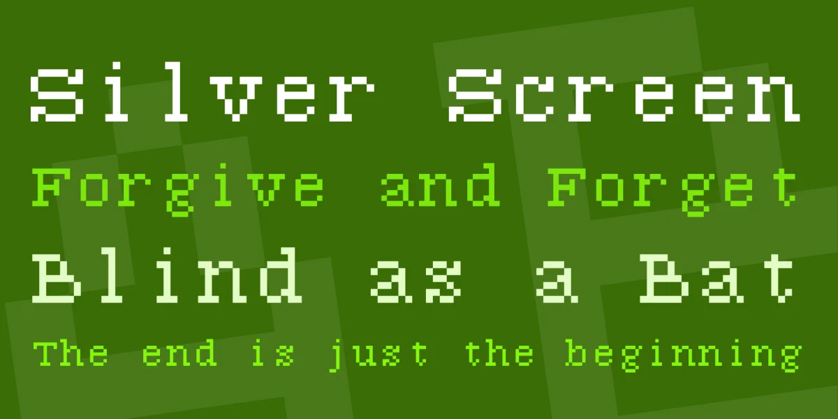 7:12 Serif Font preview 2