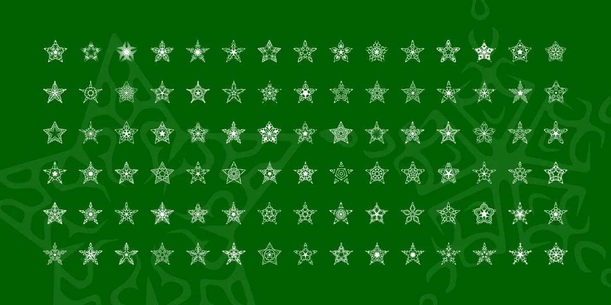 90 Stars BRK Font