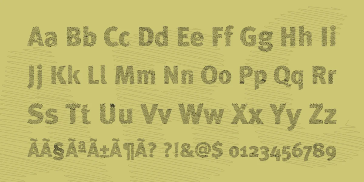 A Bebedera Font preview 3