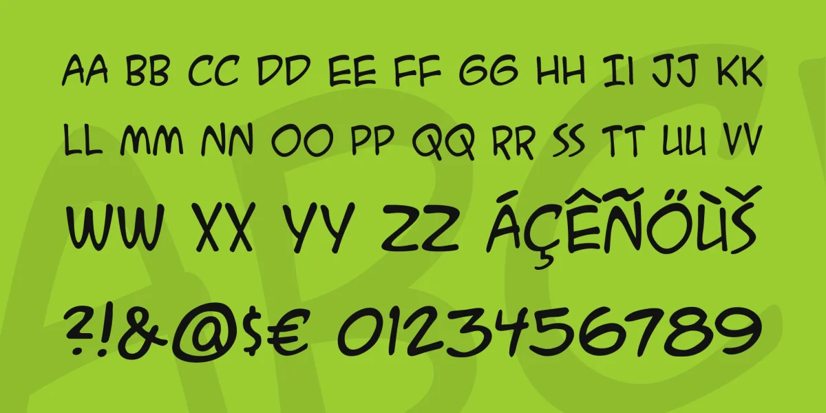 ACME Secret Agent BB Font Family preview 5