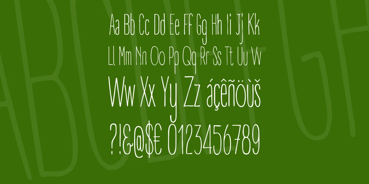 A DAY WITHOUT SUN Font preview 5