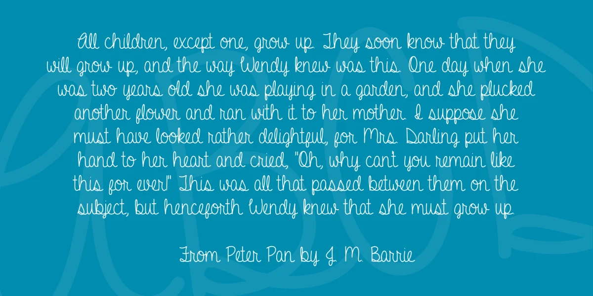 A Gentle Touch Font preview 4