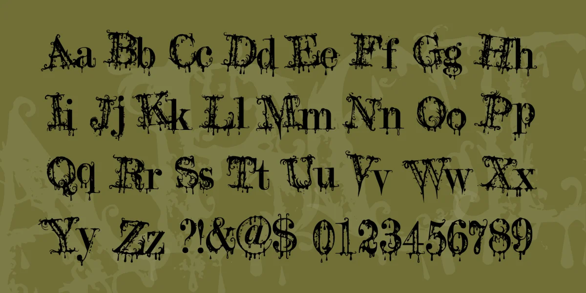 A Lolita Scorned Font preview 3