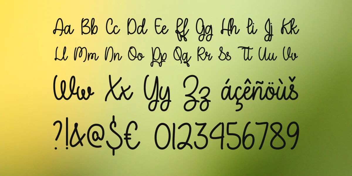 A Perfect Place Font preview 3