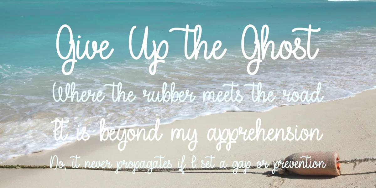 A Perfect Place Font preview 4