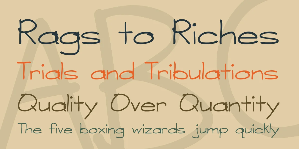 A Sensible Armadillo Font preview 2