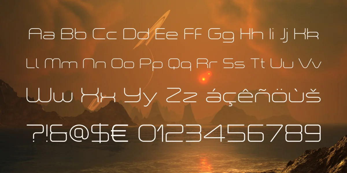 a•space Font Family preview 4