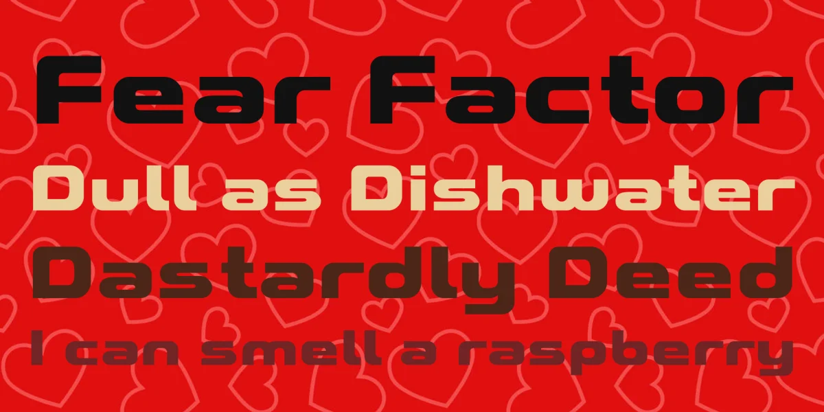 A*SPACE HEAVY Demo Font preview 3