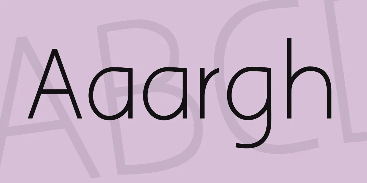 Aaargh Font