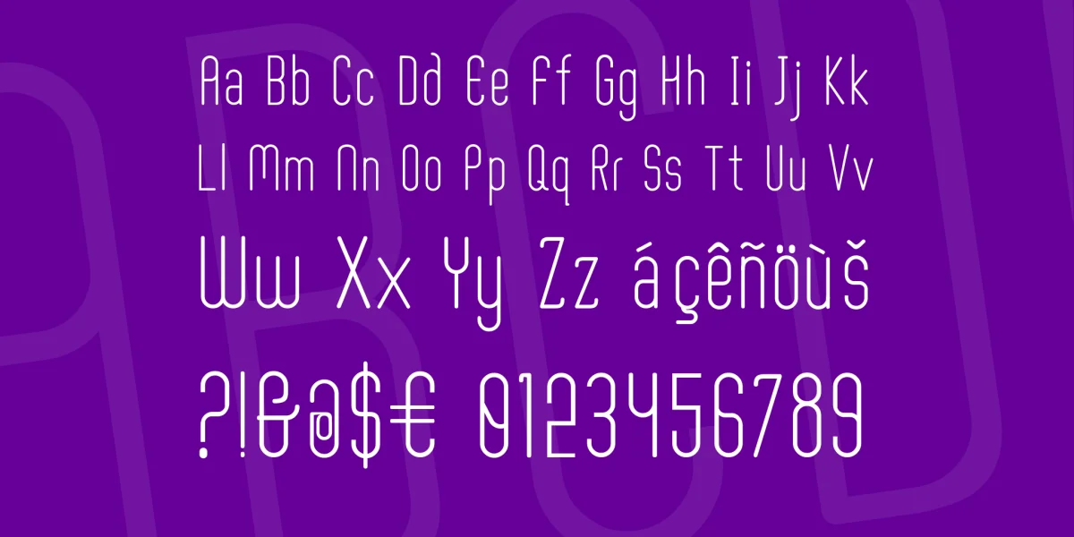 Aaram Font preview 4