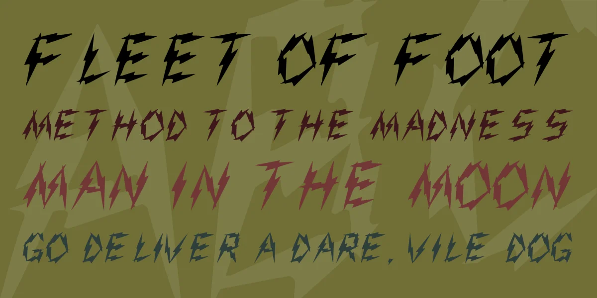 Aarcover Font preview 2