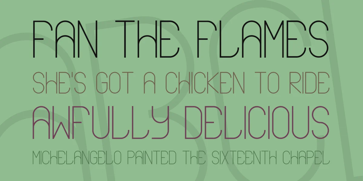 ABLAX Font preview 3