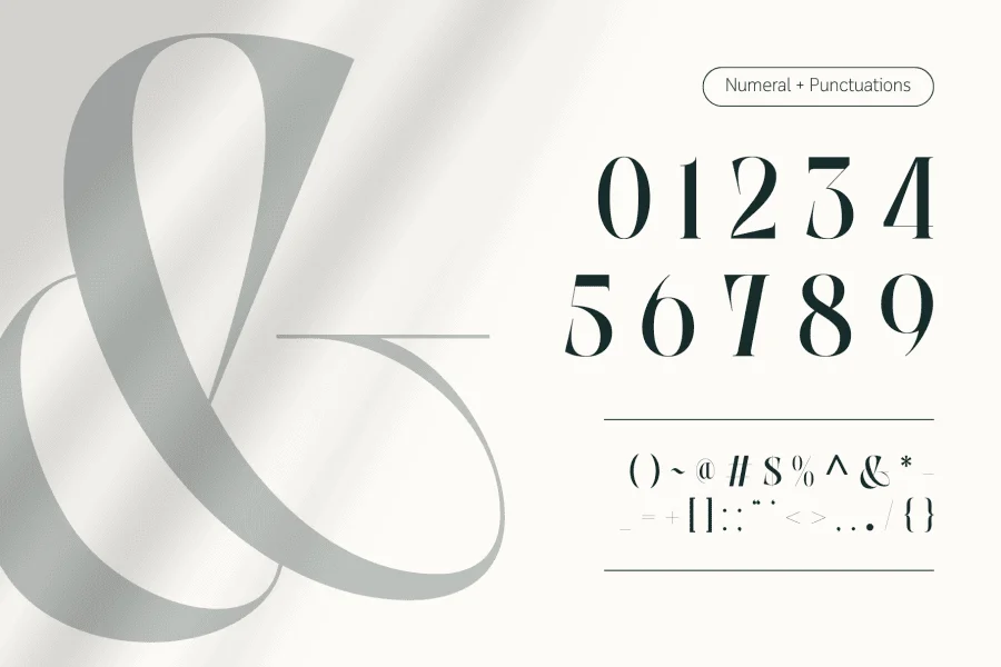 Abogia Font preview 12