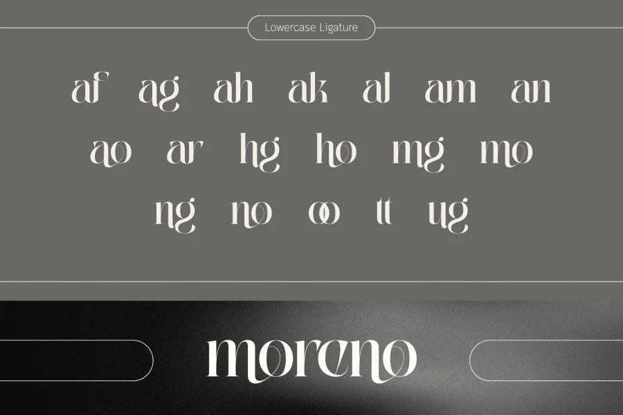 Abogia Font preview 6