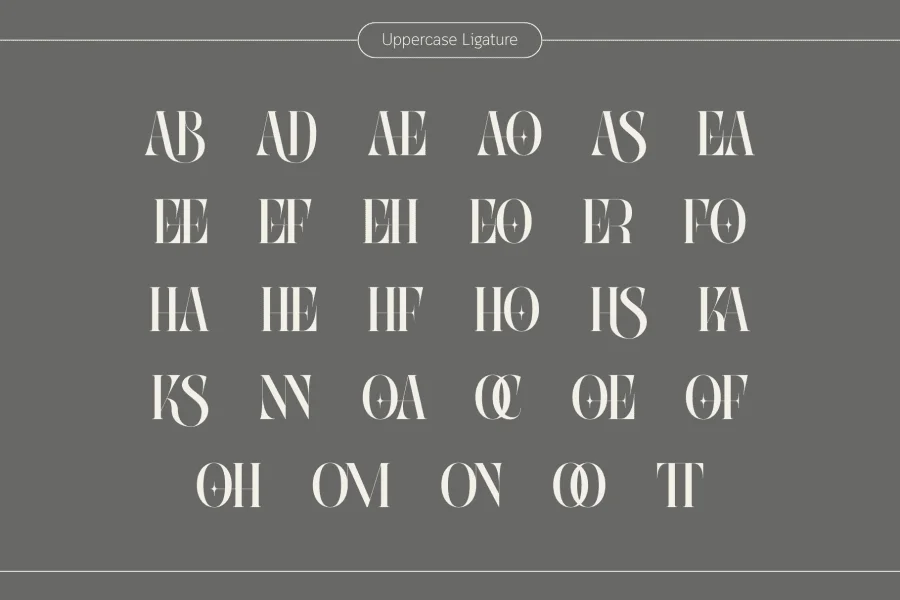 Abogia Font preview 9