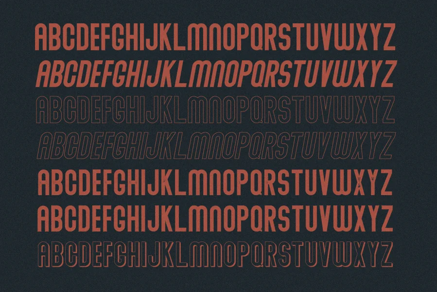 Abraham Font Family preview 3
