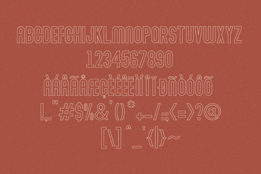 Abraham Font Family preview 8