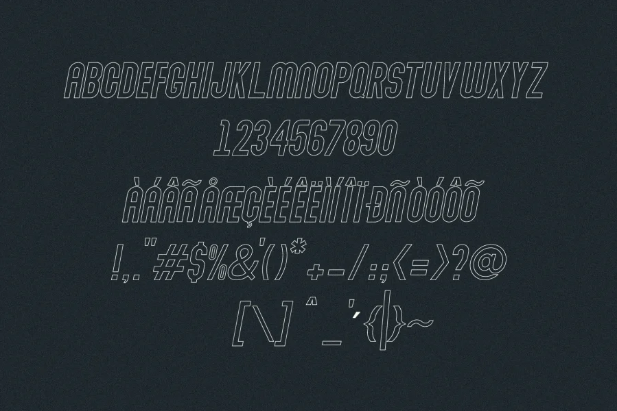 Abraham Font Family preview 9