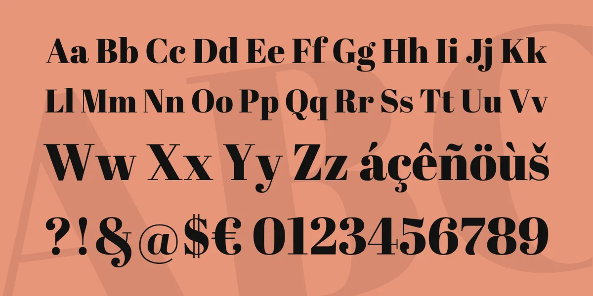 Abril Fatface Font preview 4