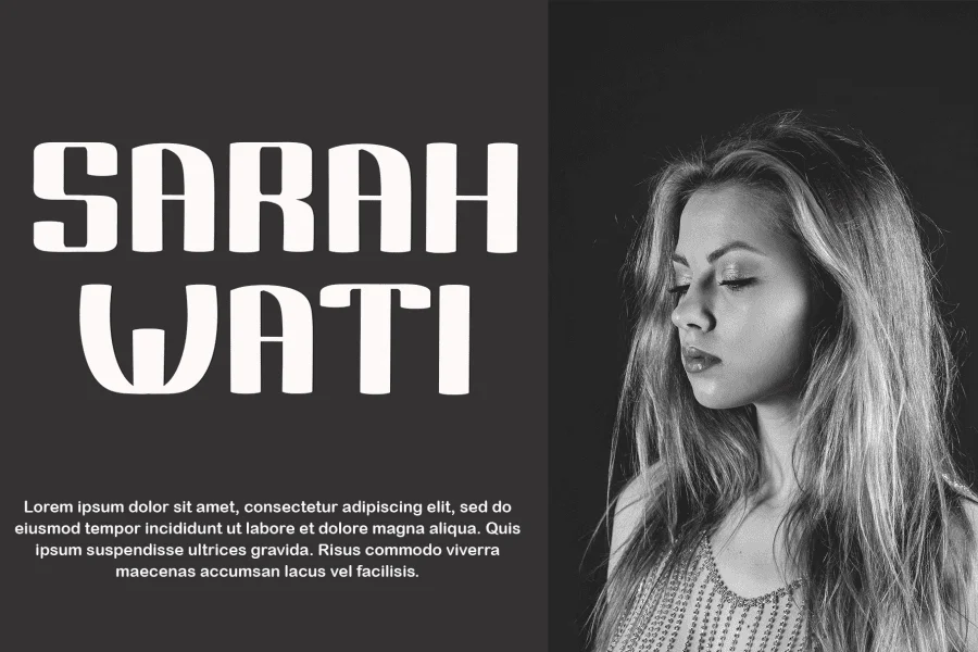 Abroad Font preview 6