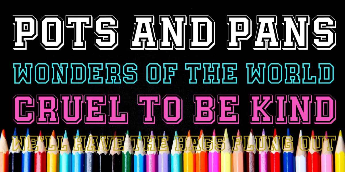 Academy Font Family preview 2