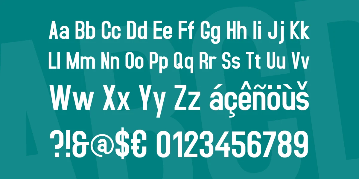 Accidental Presidency Font preview 4