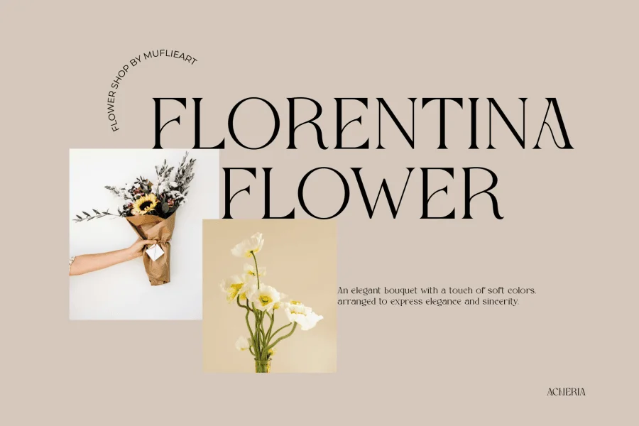 Acheria Font preview 3