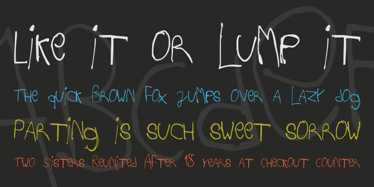 Acki Preschool Font preview 2