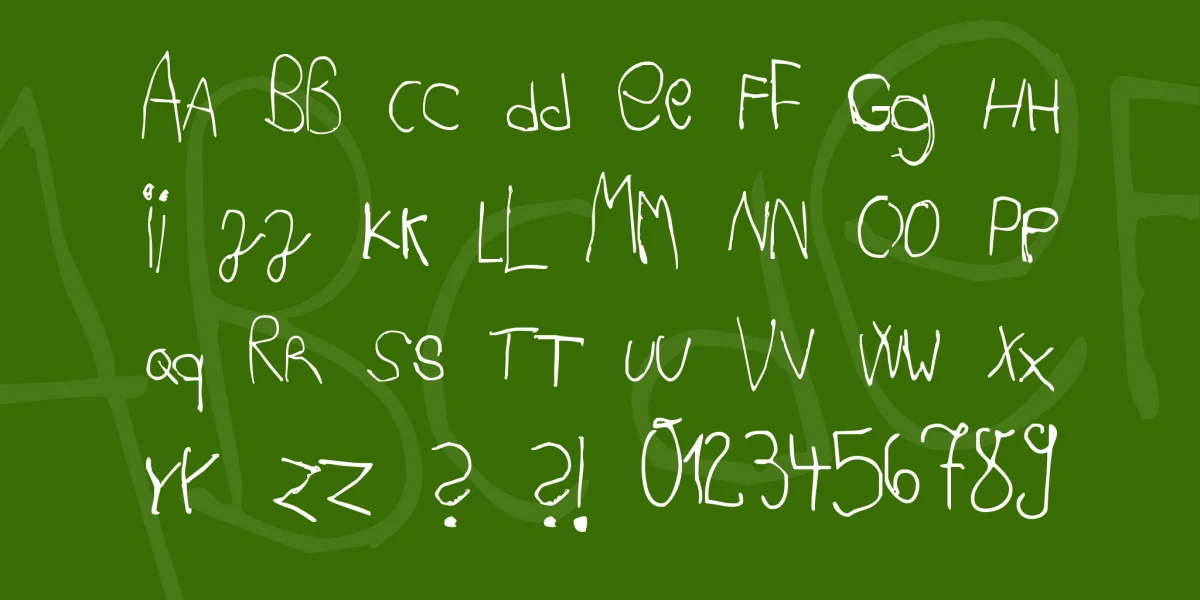 Acki Preschool Font preview 3