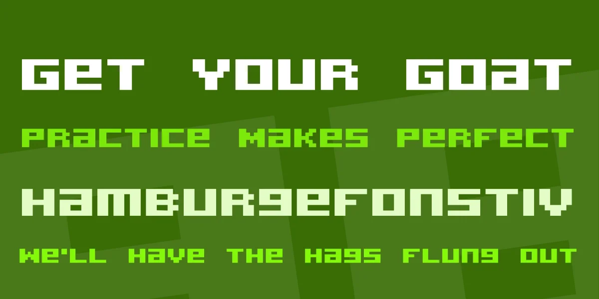 Acknowledge TT BRK Font preview 2