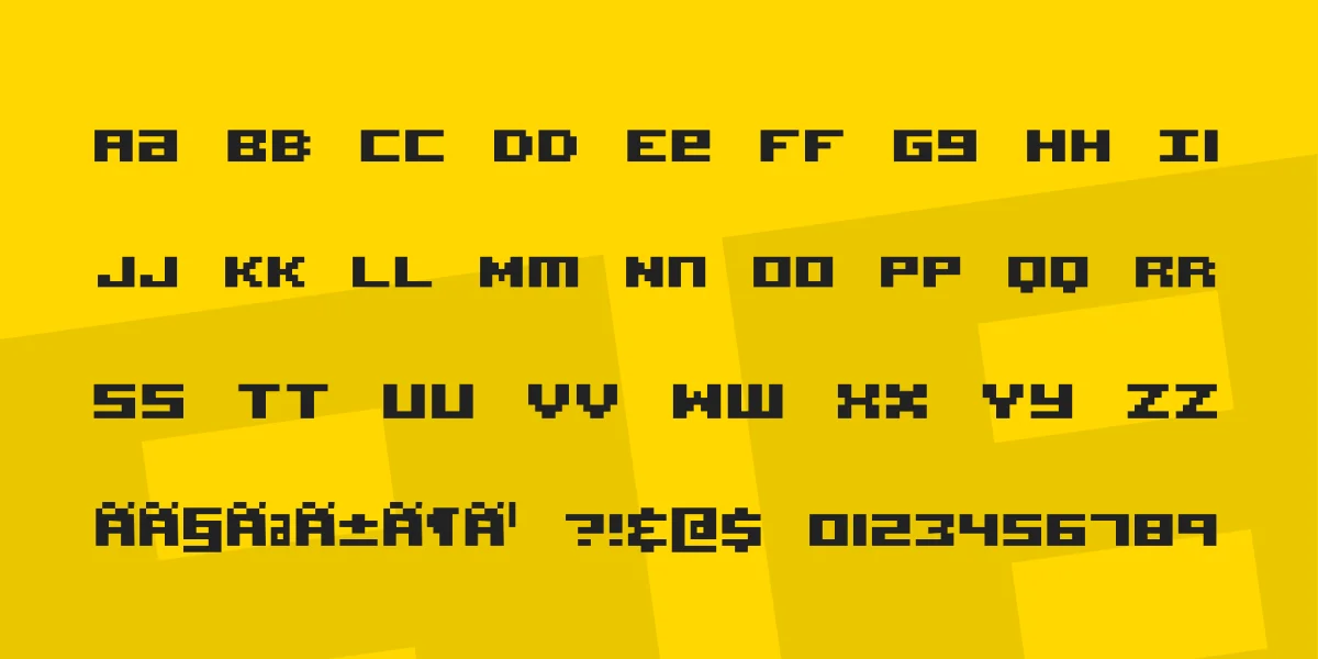 Acknowledge TT BRK Font preview 4