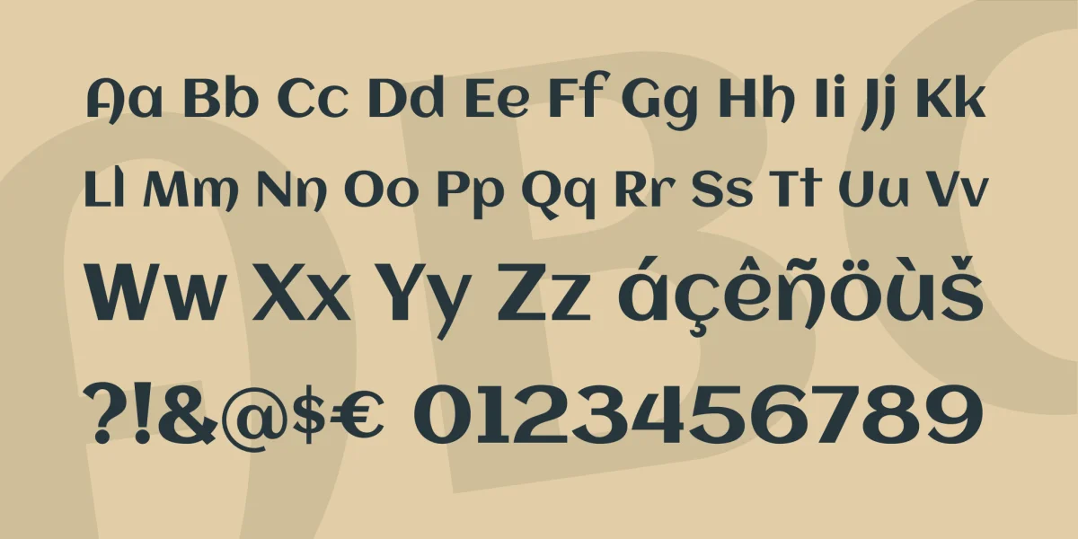 Aclonica Font preview 4