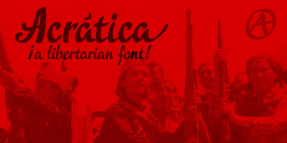 Acratica Font preview 3