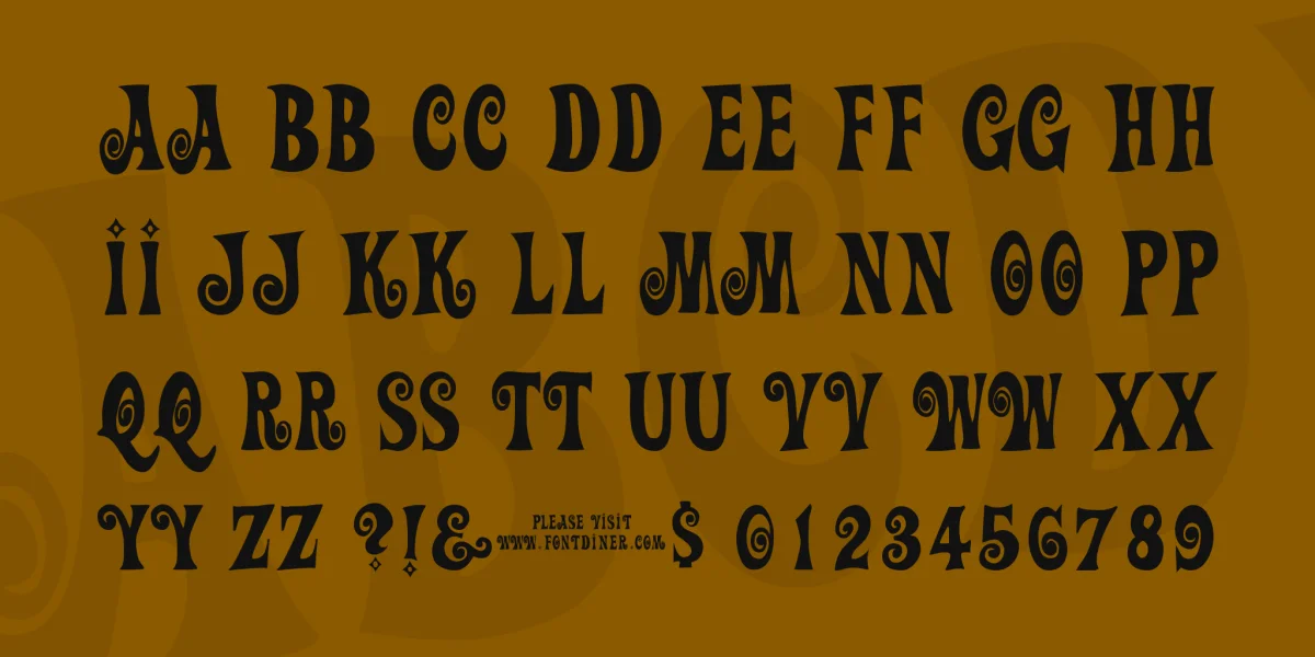 Action Is Font preview 2